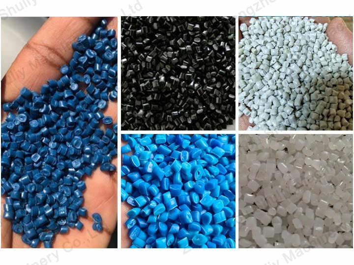 recycled plastic pellets