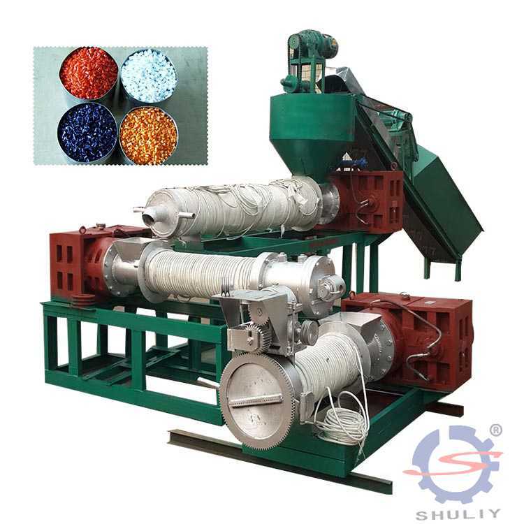 PP PE flake products recycling and pelletizing machine12