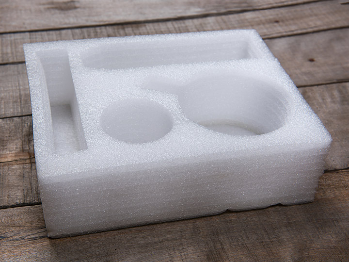 the shockproof plastic foam package