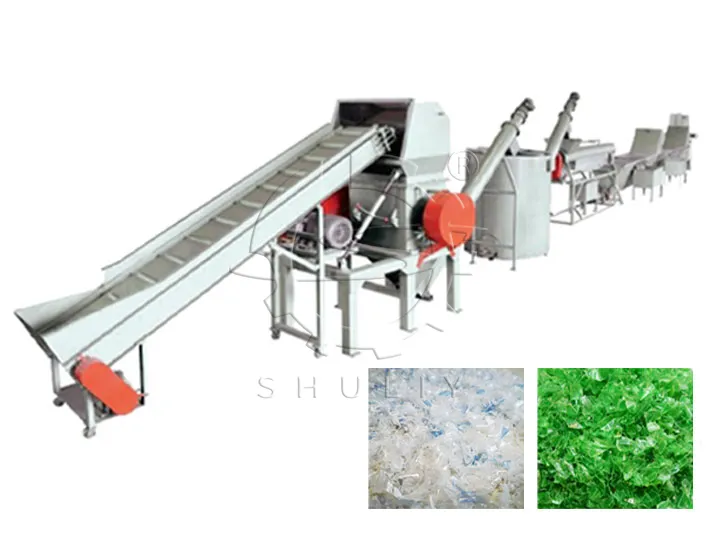 PET bottle recycling machine