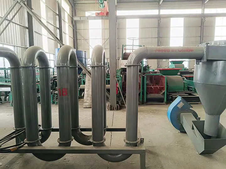 PET flake drying pipes