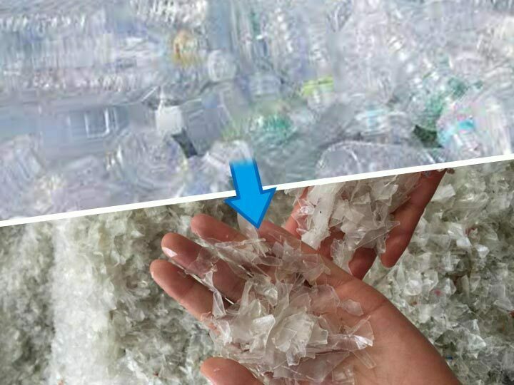 recyclage des bouteilles en plastique