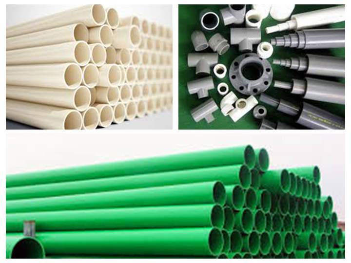 PVC pipes
