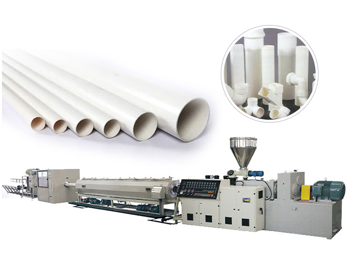 Plastic pipe making machine | PVC pipe production line