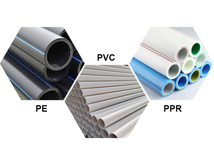 products of plastic pipe production line