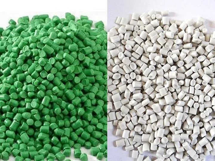 recycled plastic granules