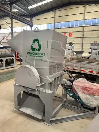 diesel plastic shredder machine