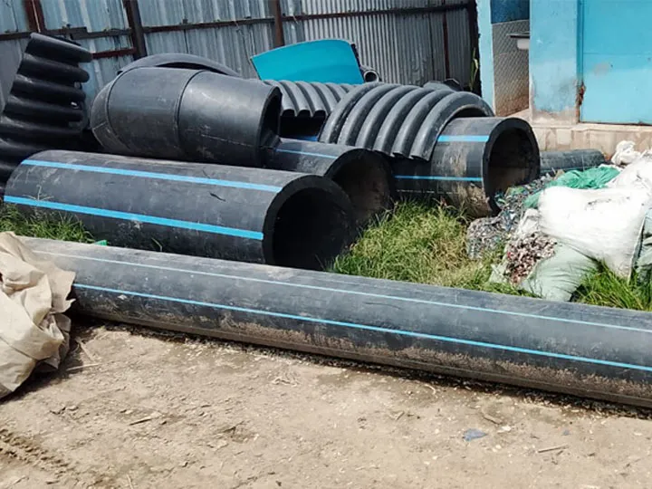 waste plastic pipe recycling