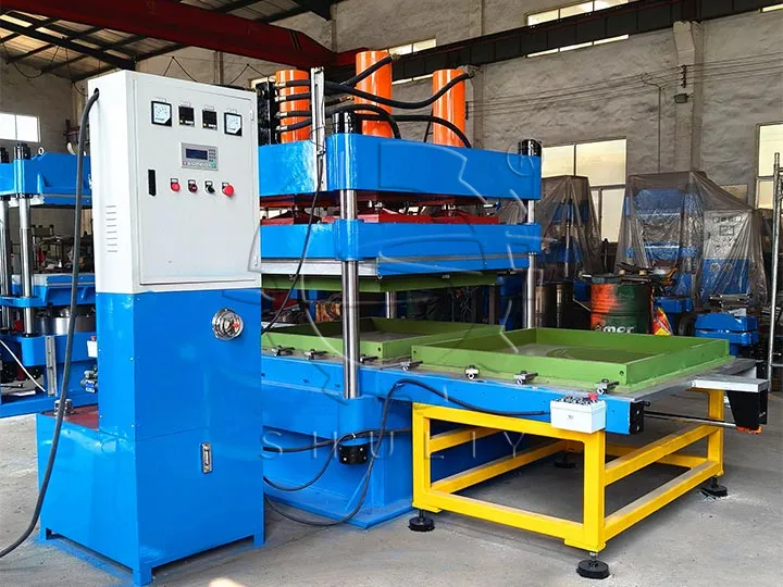Industrial Rubber Floor Tiles Making Machine 