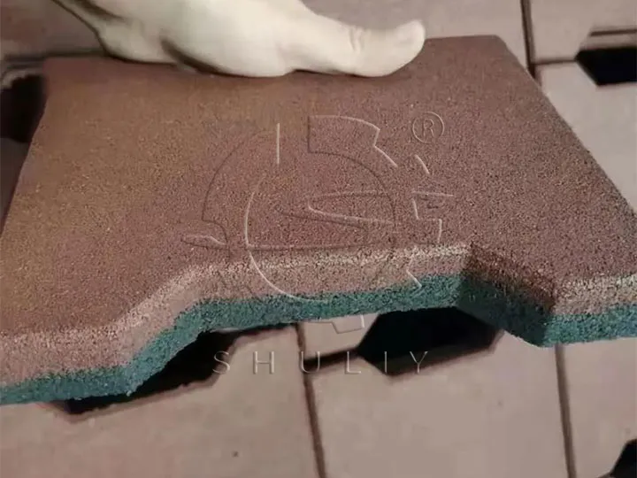 different shapes of Rubber Tile