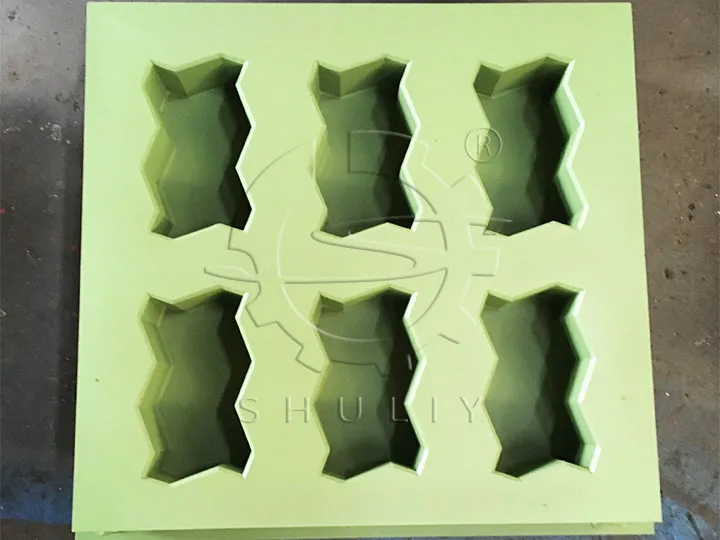 mould of rubber tile production