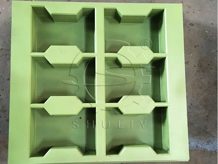 rubber tile production mould