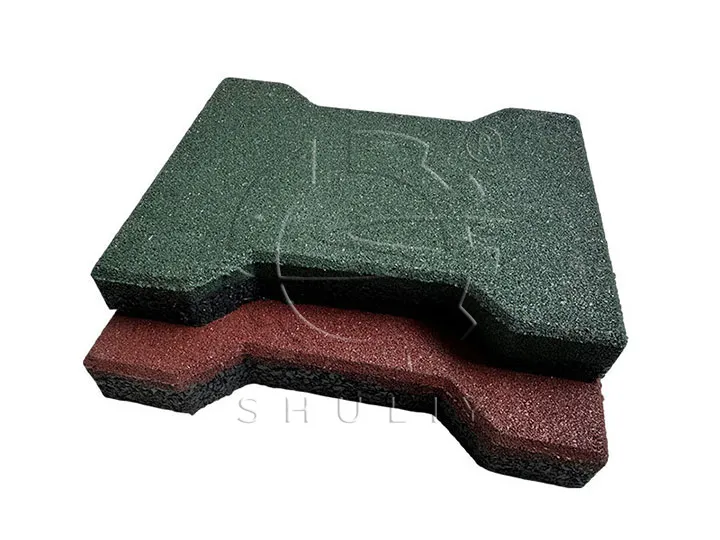 rubber tiles with different shapes