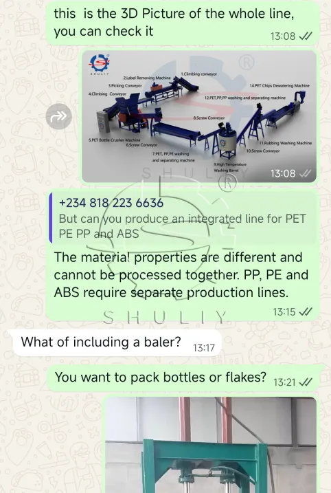 PET Bottle Washing Plant in Nigeria